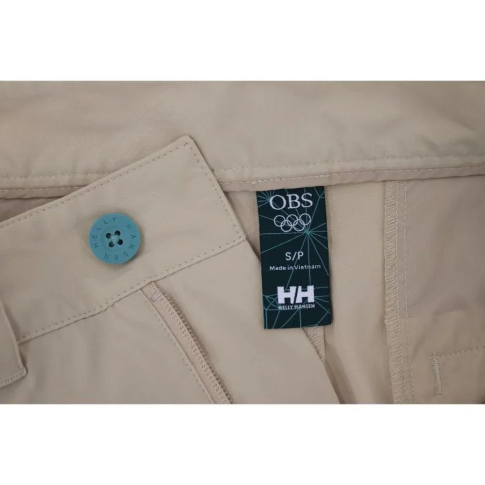 Helly hansen shorts men's small Tokyo 2020 Olympic Obs beige chino 9